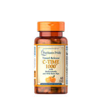 Puritan's Pride Puritan&#039;s Pride C-vitamin 1000 mg Elnyújtott Felszívódású kapszula Csipkebogyóval (60 Kapszula)