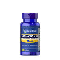 Puritan's Pride Puritan&#039;s Pride Melatonin 3 mg - Alvás Támogató Vitamin (240 Tabletta)