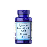 Puritan's Pride Puritan&#039;s Pride Pantoténsav 550 mg - Pantothenic Acid (100 Kapszula)