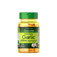 Puritan's Pride Puritan&#039;s Pride Fokhagyma Kivonat 500 mg - Odorless Garlic (100 Lágykapszula)