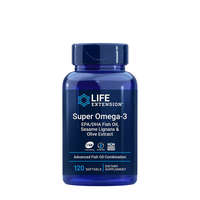 Life Extension Life Extension Omega-3 EPA/DHA Fish Oil with Sesame & Olive (120 Lágykapszula)