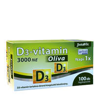 JutaVit JutaVit D3-vitamin 3000 NE Olíva (100 Lágykapszula)