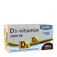 JutaVit JutaVit D-vitamin (50μg) 2000 NE (100 Lágykapszula)