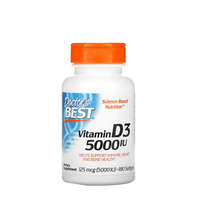 Doctor's Best Doctor&#039;s Best D-vitamin 5000 NE kapszula - Vitamin D3 5000 IU (180 Lágykapszula)
