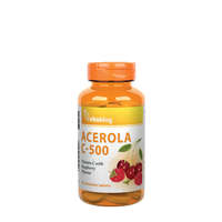 Vitaking Vitaking C-vitamin 500 mg Acerola Plusz Málnás rágótabletta (40 Rágótabletta, Kékáfonya)