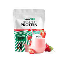 AbsoRICE AbsoRICE AbsoRICE protein - vegán fehérjepor (500 g, Eper)