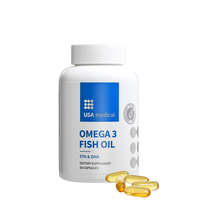 USA medical USA medical Omega 3 Halolaj Kapszula Magas EPA & DHA Tartalommal (60 Lágykapszula)
