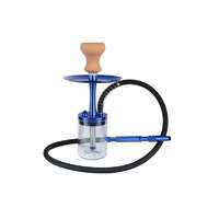 Shark Shark kis méretű kék színű vízipipa 33 cm - 1 csöves