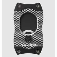Colibri Colibri S-Cut CF White Silver, fehér és ezüst színű nemesacél pengéjű guillotine szivarvágó 26mm - fekete pengével