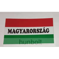 Hunbolt Nemzeti színű Magyarország felirattal matrica II. 10X5,5 cm