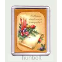 Hunbolt Karácsonyi hűtőmágnes II. (műanyag keretes)