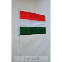 Hunbolt Nemzeti, digitálisan nyomott, megkötős zászló biciklire és hajóra (20X30 cm)