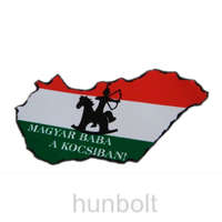 Hunbolt Nemzeti színű Magyarország Magyar baba a kocsiban külső matrica (14X8 cm)