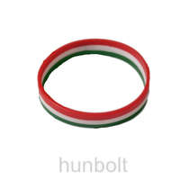 Hunbolt Nemzeti színű szilikon karkötő 20 cm