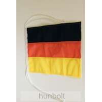 Hunbolt Német megkötős zászló hajóra (20X30 cm) színenként varrott