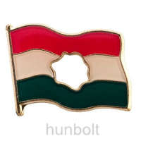 Hunbolt Lyukas zászló jelvény 17 mm