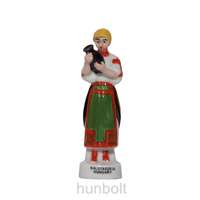 Hunbolt Kalotaszegi ruhás lány - miniatűr kézzel festett porcelán figura