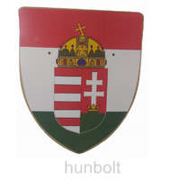 Hunbolt Fa pajzs karddal, magyar címerrel