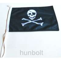 Hunbolt Kalóz 2 oldalas hajós zászló ( 20X30 cm)