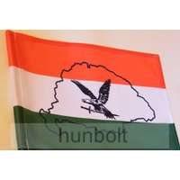Hunbolt Piros-fehér-zöld turulos zászló Nagy-Magyarország körvonallal 60x90 cm