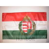 Hunbolt Koszorús címeres motoros zászló 25X35 cm, 2 oldalas, tépőzáras