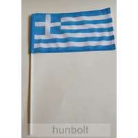 Hunbolt Görög zászló 15x25cm, 40cm-es műanyag rúddal