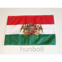 Hunbolt Motoros, nemzeti színű angyalos 2 oldalas zászló (25x35 cm), tépőzáras