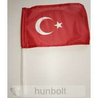 Hunbolt Autós török zászló ablakra tűzhető, műanyag tartóval (25x35 cm)