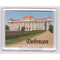 Hunbolt Debrecen Egyetem alsó felirattal hűtőmágnes (műanyag keretes)