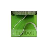 Hunbolt Lapos fehér gumiszalag 6 mm szélességű 10 méter /csomag