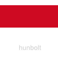 Hunbolt Monaco zászló 15x25cm, 40cm-es műanyag rúddal