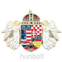 Hunbolt Angyalos címer, középcímerrel jelvény 50 mm