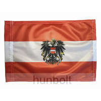 Hunbolt Ausztria címeres motoros zászló 25X35 cm