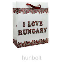  Matyó virágos I LOVE HUNGARY tasak 11 cm x 14 cm