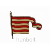 Hunbolt Árpádsávos zászló jelvény (25x21 mm)