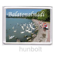 Hunbolt Balatonalmádi Parti sétány hűtőmágnes (műanyag keretes)