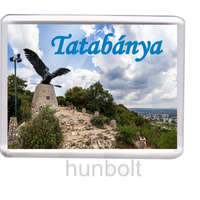 Hunbolt Tatabánya Turulszobor hűtőmágnes (műanyag keretes)