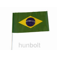 Hunbolt Brazil zászló 15x25cm, 40cm-es műanyag rúddal