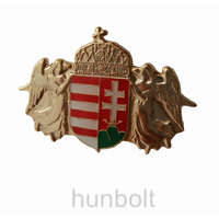 Hunbolt Angyalos új címeres (29x20mm) jelvény arany színű