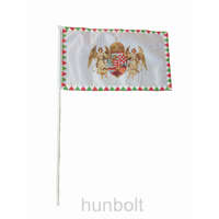 Hunbolt Farkasfogas barna angyalos zászló 15x25 cm, 40 cm-es műanyag rúddal