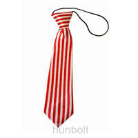 Hunbolt Egyenes csíkos árpádsávos gyerek nyakkendő (28 cm)
