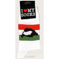 Hunbolt Magyar nemzeti színű Nagy-Magyarországos fehér zokni 36-40