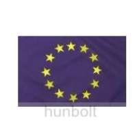 Hunbolt Európa zászló hurkolt poliészter nyomott mintás kültéri zászló. 40x60 cm