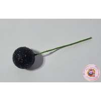  Hungarocell gömb 1,5 cm fekete csillogó