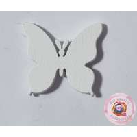  Fa pillangó fehér 3 cm