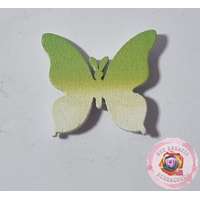  Fa pillangó zöld 3 cm