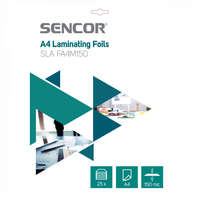 Sencor Sencor SLA FA4M150 A4-es lamináló fólia, 2x75 micron, 25 fólia / doboz