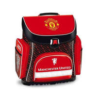Legjobb ajándékok tára Kft. Manchester United mintás iskolai Hátizsák #fekete-piros