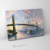 Makana Brooklyn-híd - Számfestő készlet, kerettel (40x50 cm)