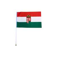 Legjobb ajándékok tára Kft. Magyarország zászló címeres nyeles 23x14 cm